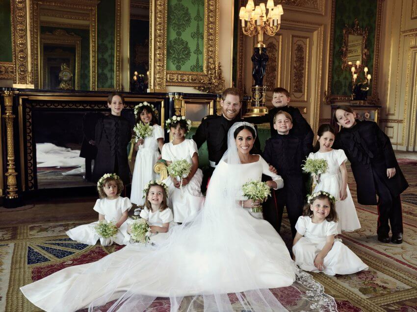 Official Royal Wedding photos and the kids steal the show2